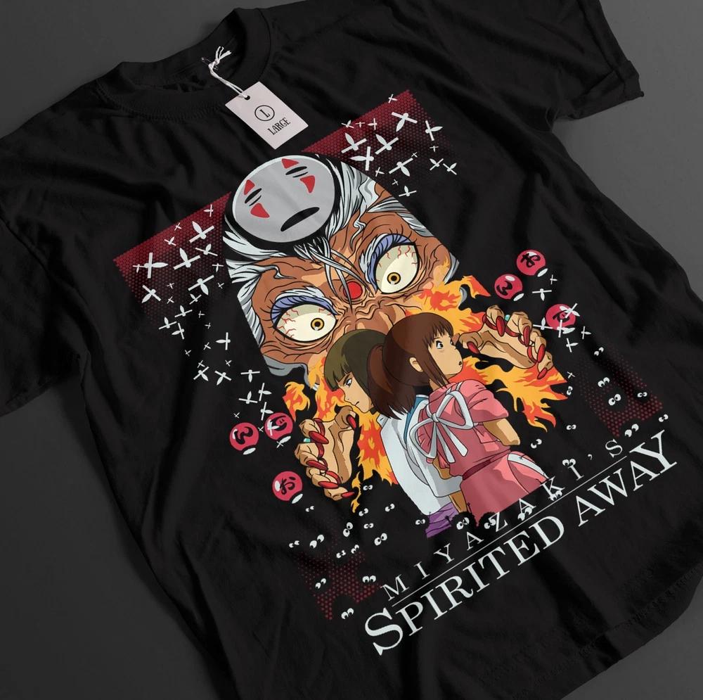 Spirited Away Shirt No Face Tshirt Chihiro TShirt Yubaba Lin Studio Ghibli Tee S