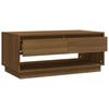 Coffee Tables Coffee Table Brown Oak 102.5X55x44 Cm Engineered Wood