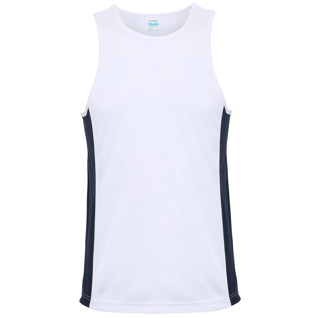 AWDis Just Cool Contraste Débardeur Gym Débardeur Wickable Respirable Sport Running JC008 AWDis Just Cool Contraste Débardeur Gym Débardeur Wickable Respirable Sport Running JC008