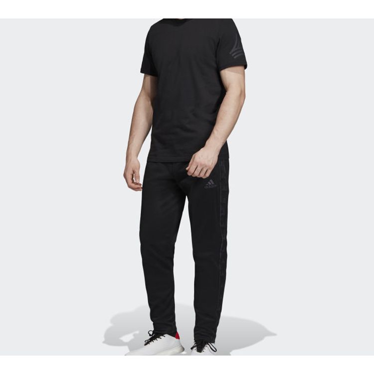 Adidas Logo Print Creator Training Short Sleeve T-Shirt Men Tops Black DX8264