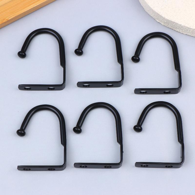 Järnkrokar Enkel Takkrok Köksskåp Väggmonterad Kläder Nycklar Klädhängare Kraftig Mångsidig Förvaringskrok