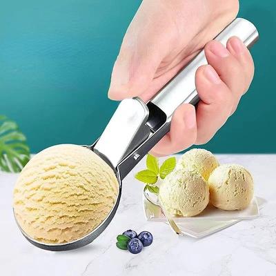 Paletta per gelato multifunzionale Paletta a doppio uso in acciaio inossidabile Paletta per frutta e anguria Paletta per gelato Utensili per uso domestico