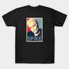 Men Black Print T-shirt Spike No-Cut Heat Transfer Print Cotton Tshirt