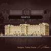 World Famous Architecture United Kingdom London Construction Block Buckingham Palace Build Model Brick Educational Plaything Collection