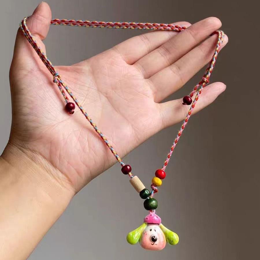 Novo colar de octagrama com vento frio e diamante rosa para mulheres, moda, alta sensibilidade, corrente para clavícula, estilo nicho de luxo leve, corrente para pescoço