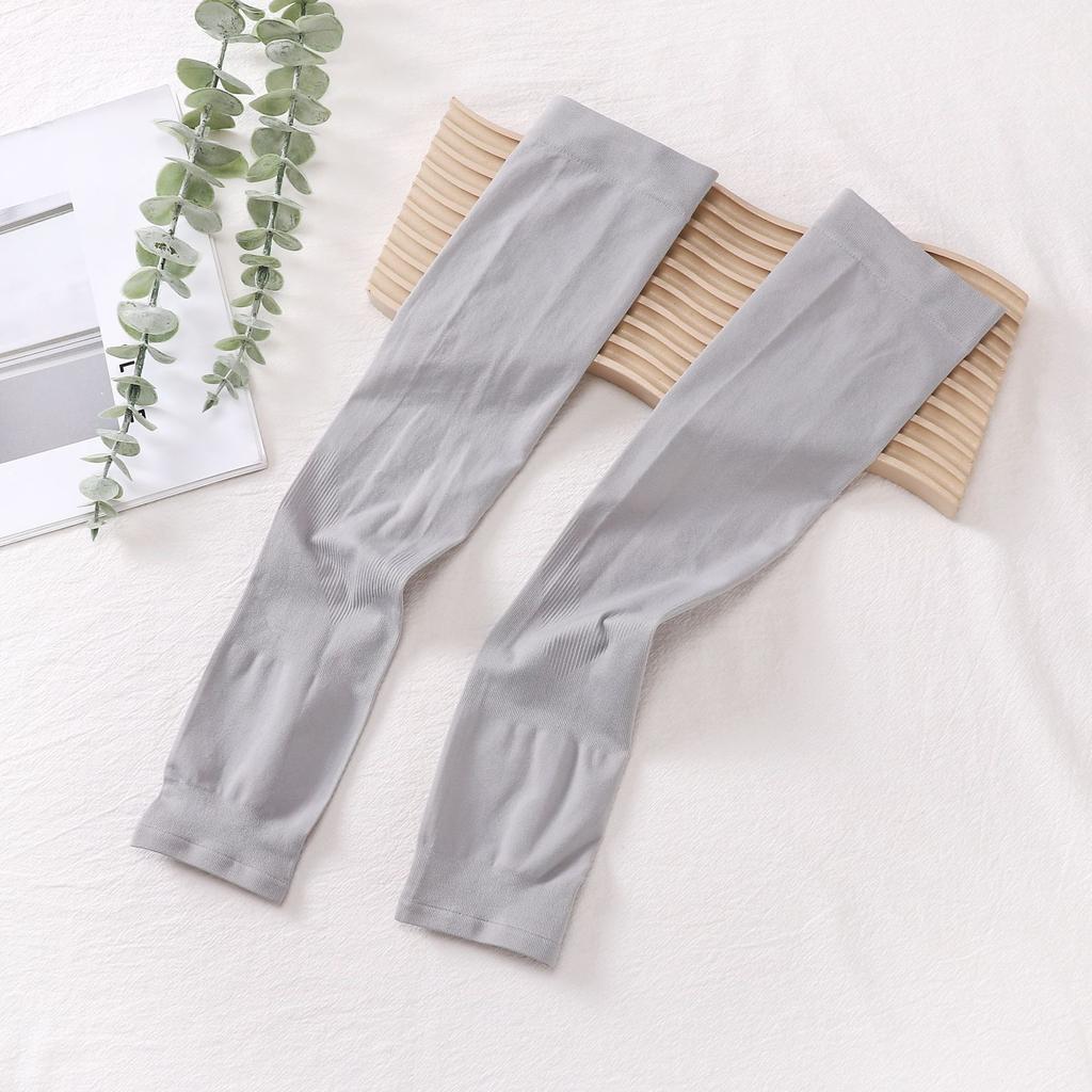 Sports Ice Sleeves Ice Silk Sleeves Sunscreen Sleeves Outdoor Cycling Summer Sunscreen Solid Color Sleeves Gloves Ice Sleeves