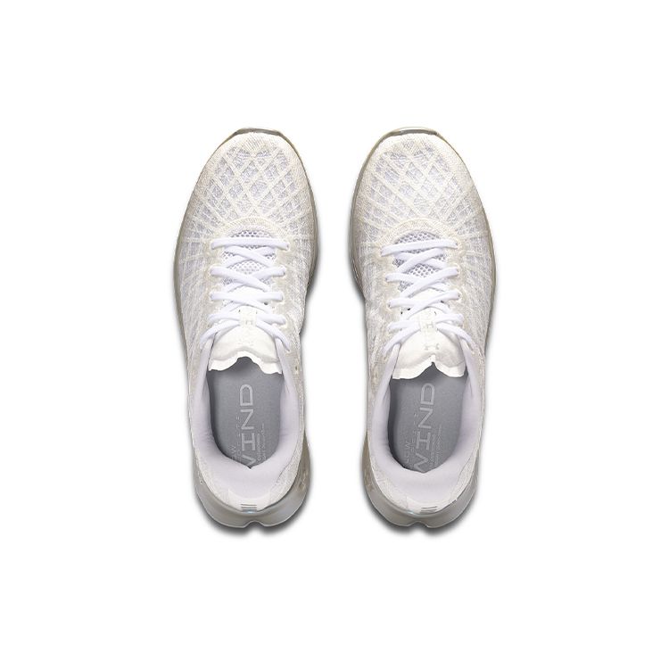 Under Armour Ua Flow Velociti Wind Professionnel Tissu Confortable Coupe Basse Chaussures de Course Décontractées Femme sneaker Blanc 3025222-101