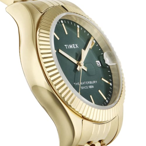 TIMEX Waterbury Legacy 34mm Watch TW2V31700 Green Dial Women's
