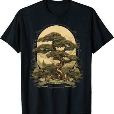 Japanische Gartenkunst Bonsai-Baum T-Shirt