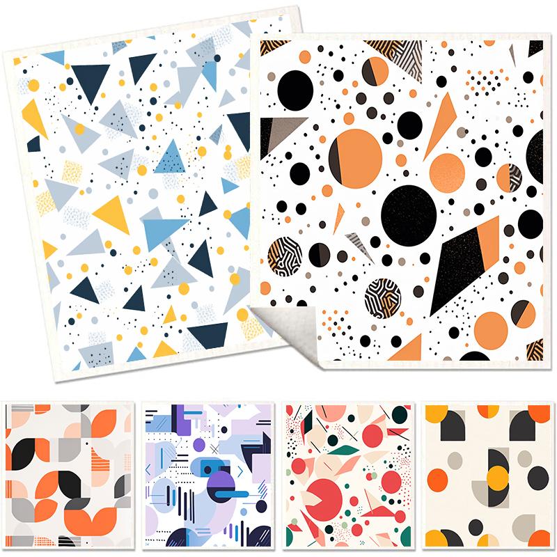 6PCS Swedish Dishcloths Eco-Friendly Kitchen Rags Absorbent Dish Towels Reusable Washable Cleaning Cloths