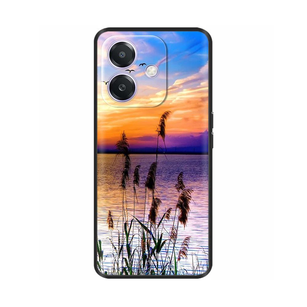 For Oppo A3X Case For Oppo A3 Cute Cover Silicon Soft Matte Phone Case For Oppo A3x CPH2681 OppoA3 Back Cover Coque Fundas Capa