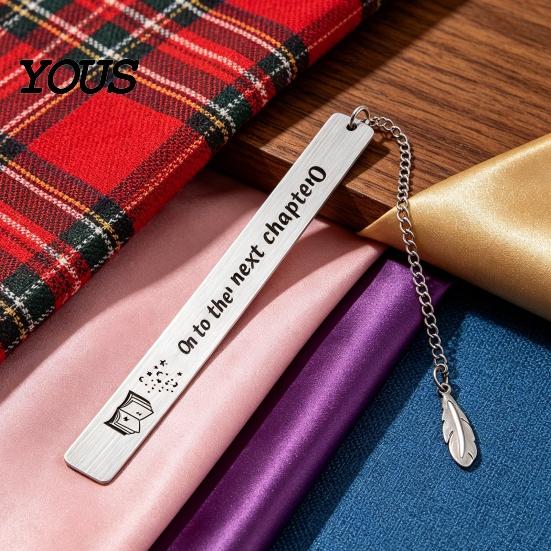 Strong Metal Page Marker Frosted Bookmark, Engraved Marker, Thin Book Mark Bookmark for Students Teachers, Graduation Christmas Gift Lovers