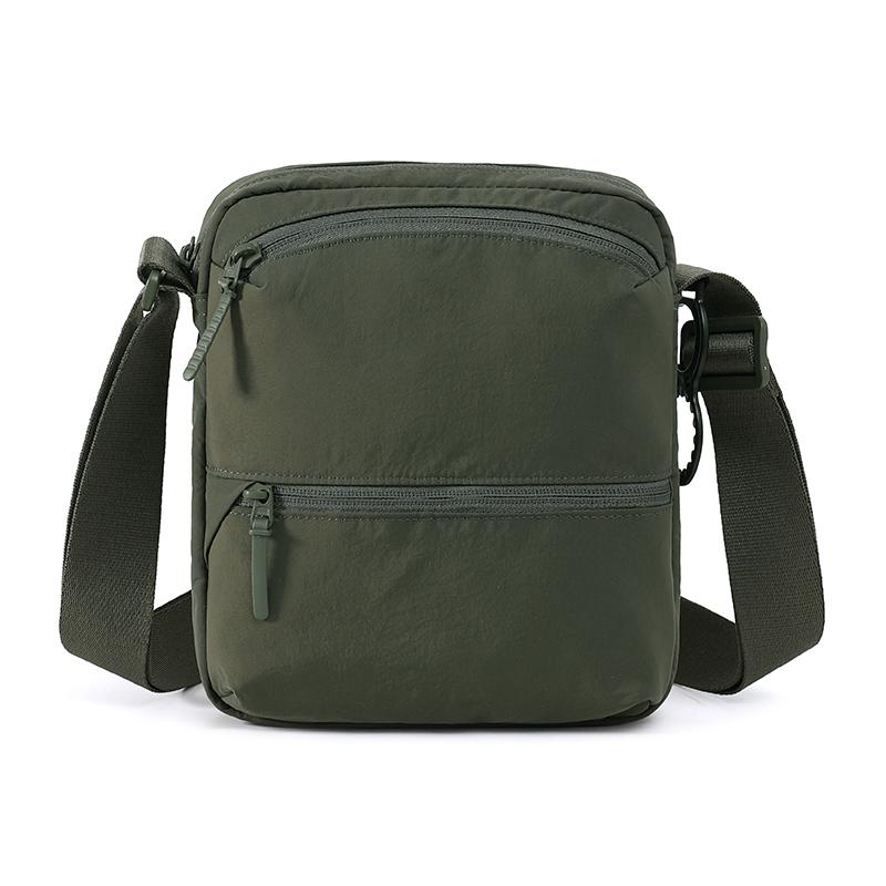 Men's Crossbody Bag Multi-compartment Shoulder Bag Lightweight Commuter Small Square Bag