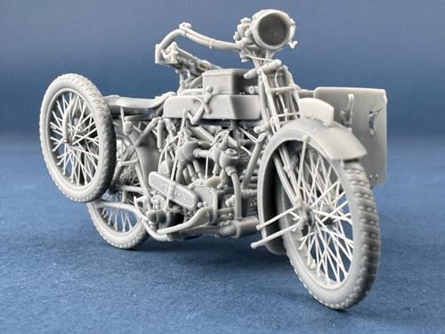 Copperstate Models 1/32 Vickers-Clynow MK.IV Motorcycle 3D Printer Kit COPB32003 (Military Vehicle)