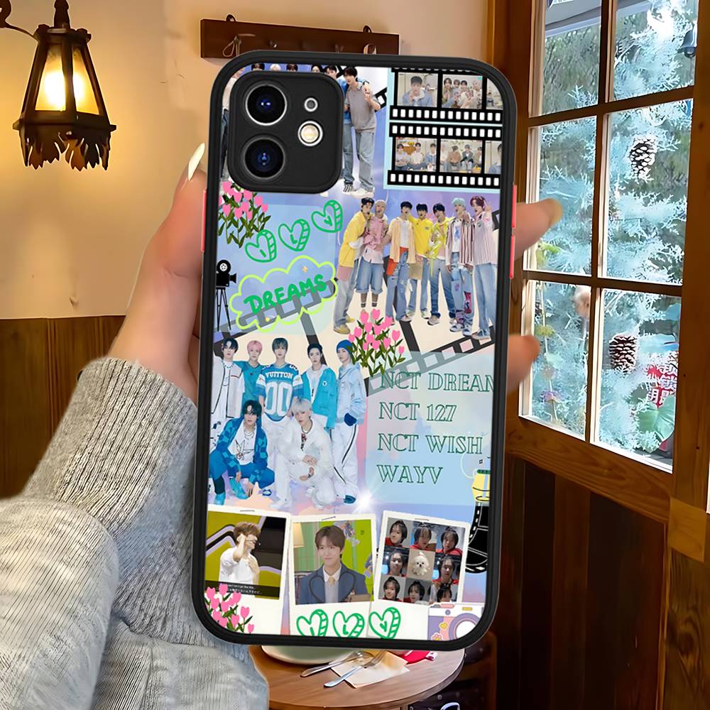 Band N-NCT MUSIC For IPhone 15 16 Pro Max 11 12 13 14 XS XR X Plus 16E Matte Translucent Phone Cover