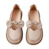 Spring 2025 Soft Leather Bow Mary Jane Shoes for Women