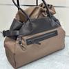 Large 17-inch Nylon Canvas Tote Bag Women Spacious Commuter Shoulder With Multiple Pockets Streetwear Style