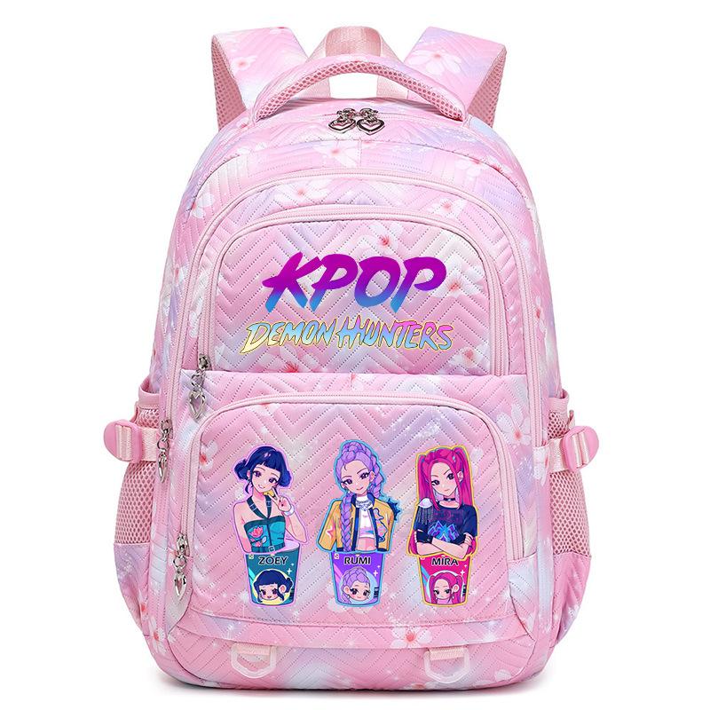

KPop Мисливці на Демонів Підлітки Рюкзак Huntrix Студентський Шкільний Рюкзак Хлопчик Дівчинка Велика Місткість Дитячий Рюкзак 28