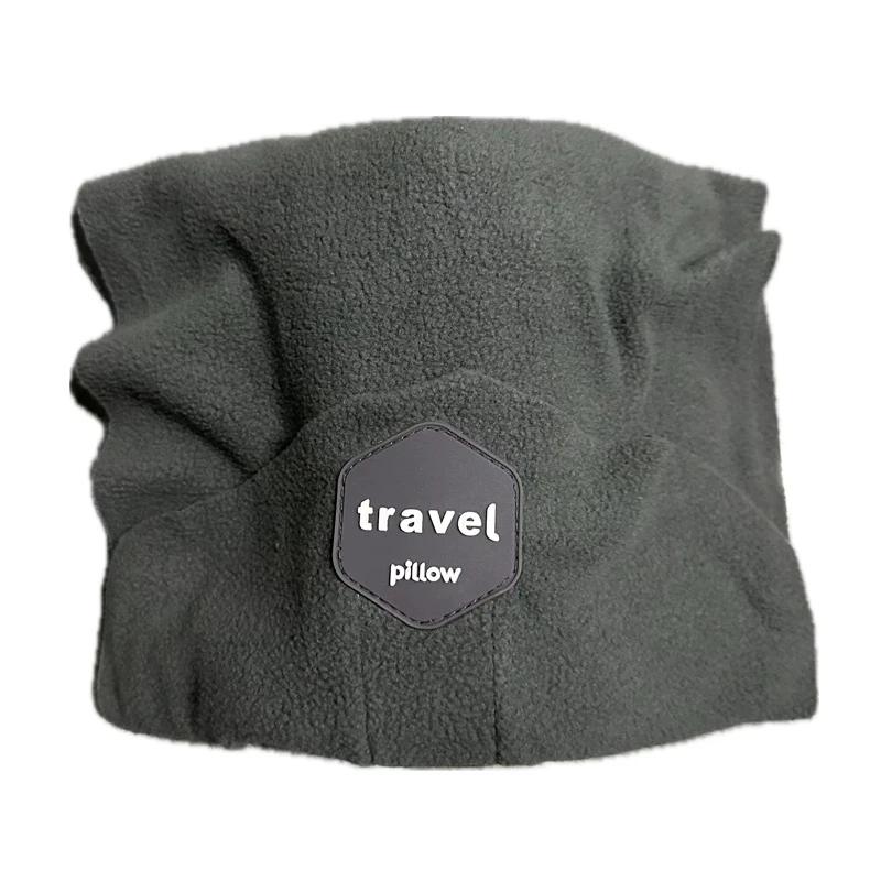 

Inflatable Travel Neck Pillow Scarf, Portable Airplane Neck Support for Long Flights, Road Trips, Camping, Office Nap, Comfort N XXS сірий