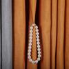 Confezione da 2 Fermacravatta per Tende con Perle, Moderni Fermacravatte Decorativi per Tende con Cordino
