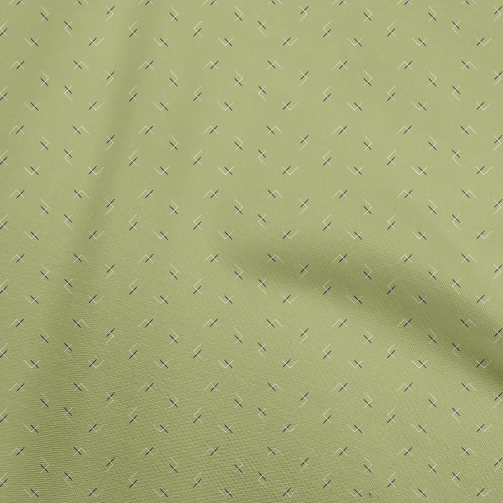 oneOone Cotton Flex Chocolate Brown Fabric Abstract Dress Material Fabric Print Fabric By The Yard 40 Inch