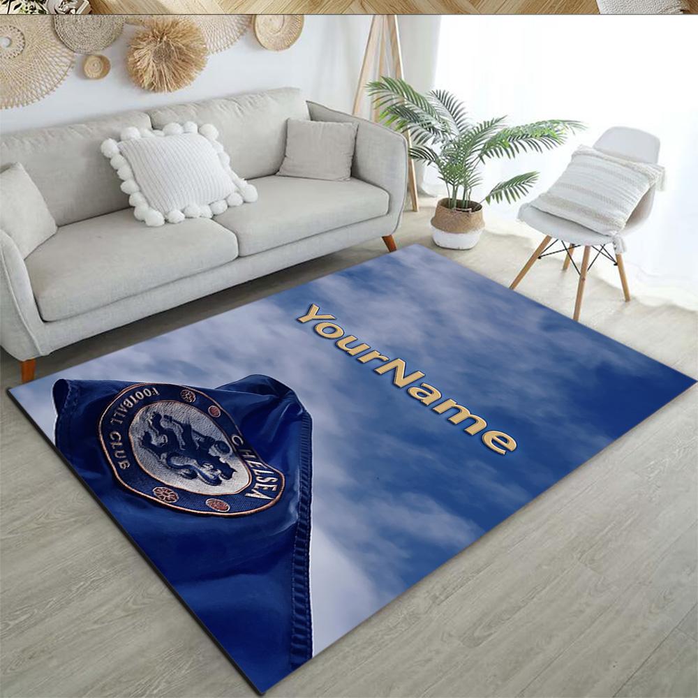 Chelsea Customizable Name Area Rug Design for Entryway Dining Room Balcony Dormitory Anti-slip Rug Office home decor