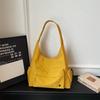 Women's Bag Large Capacity Tote Bag Solid Color Handbag Underarm Bag