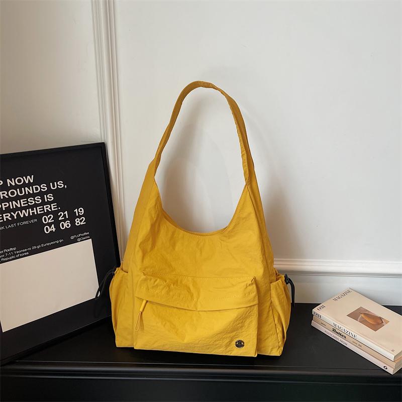 Women's Bag Large Capacity Tote Bag Solid Color Handbag Underarm Bag