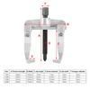 High Toughness 2 Jaw Puller Carbon Steel Bearing Puller Remover Sliding Arm Puller  For Water Pipe