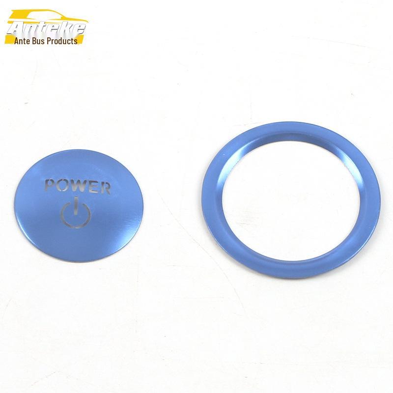 Camry 2021 Key Start Button Sticker & Aluminum Alloy Lighter Button Accessory