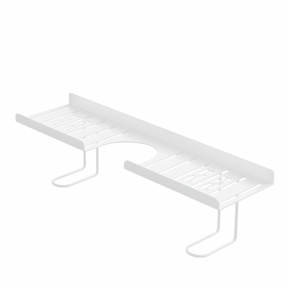 Vertical Bathroom Faucet Storage Rack No-Drilling Sink Counter Storage Rack  Kitchen