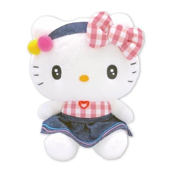 Nakajima Corporation Gingham Denim Hello Kitty S 210807-25