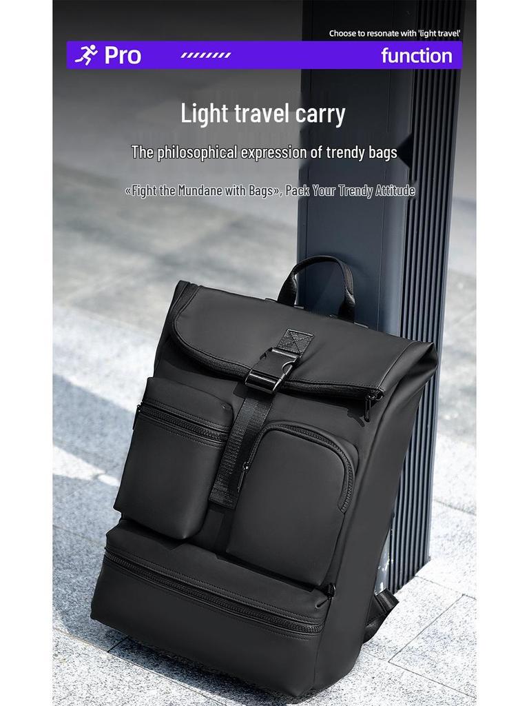 Modern Casual Backpack 2025: Large Capacity Laptop Bag for Business Travel & Students