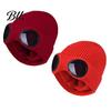 Casual Winter Accessory for Outdoor Activities 2Pcs Fleece Lined Hats with Goggles, Warm Knit Durable Cap Cold Weather Hats, Windproof Skiing Caps Men