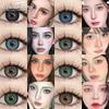 Colored Contact Lenses for Natural Blue Brown Eyes Makeup Soft Fashion Contact Lenses