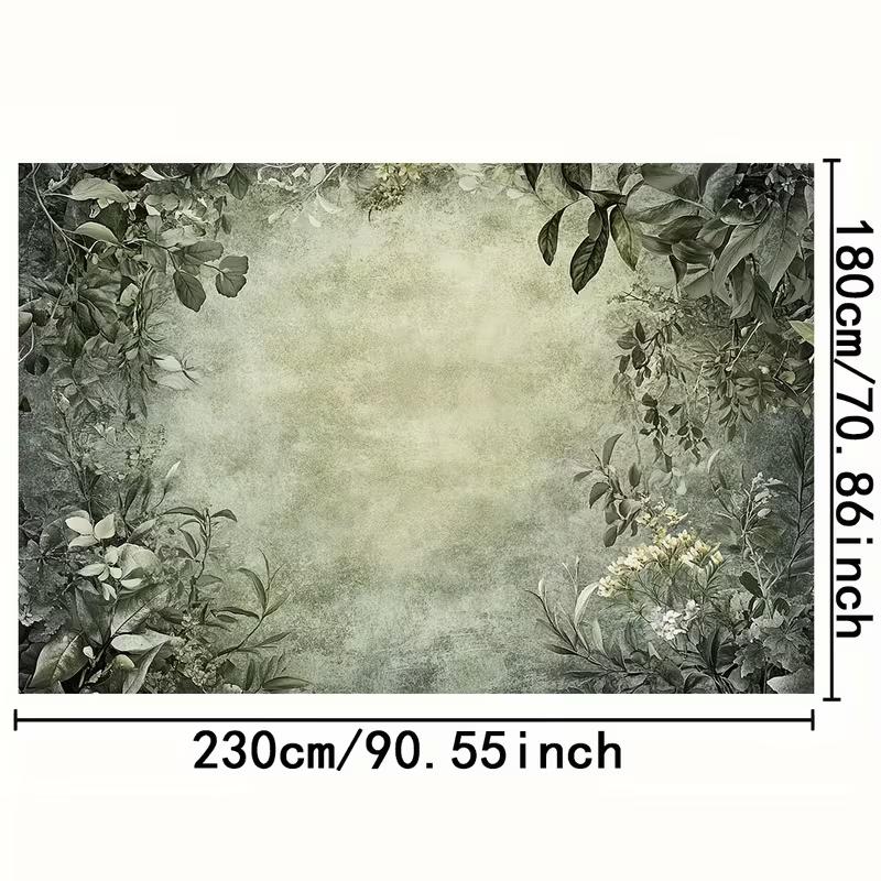 2D Sage Green Leaf Backdrop for Maternity, Bridal & Engagement Shoots