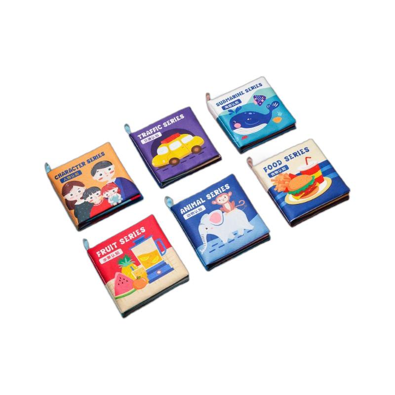 Crinkle Paper Infant Cloth Book: Tear-Resistant, Chewable, 3D Cognitive Early Education Toy