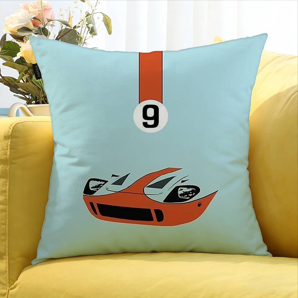 Gulf Car Logo Various Sizes Square Pillow Case For Car Home Bedchamber Decor