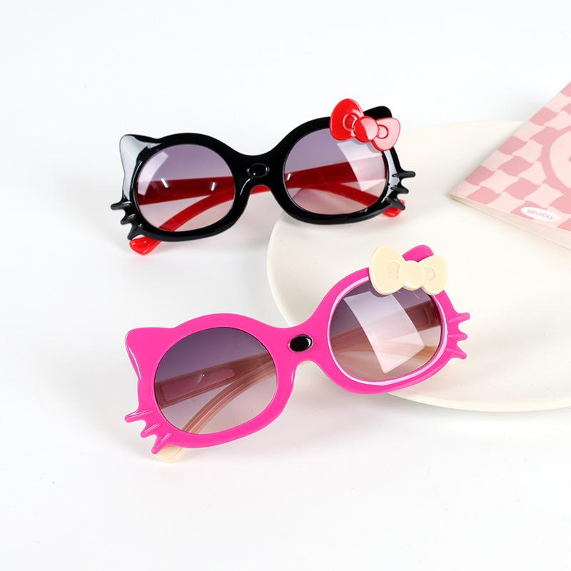 Cat-Shaped Sunglasses for Kids - Cute and Trendy Cartoon Sun Protection for Boys and Girls