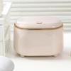 Tabletop Trash Can Compact Press Type Practical Storage Bin Small Storage Basket Coffee Table Bin for Bedroom Home Countertop