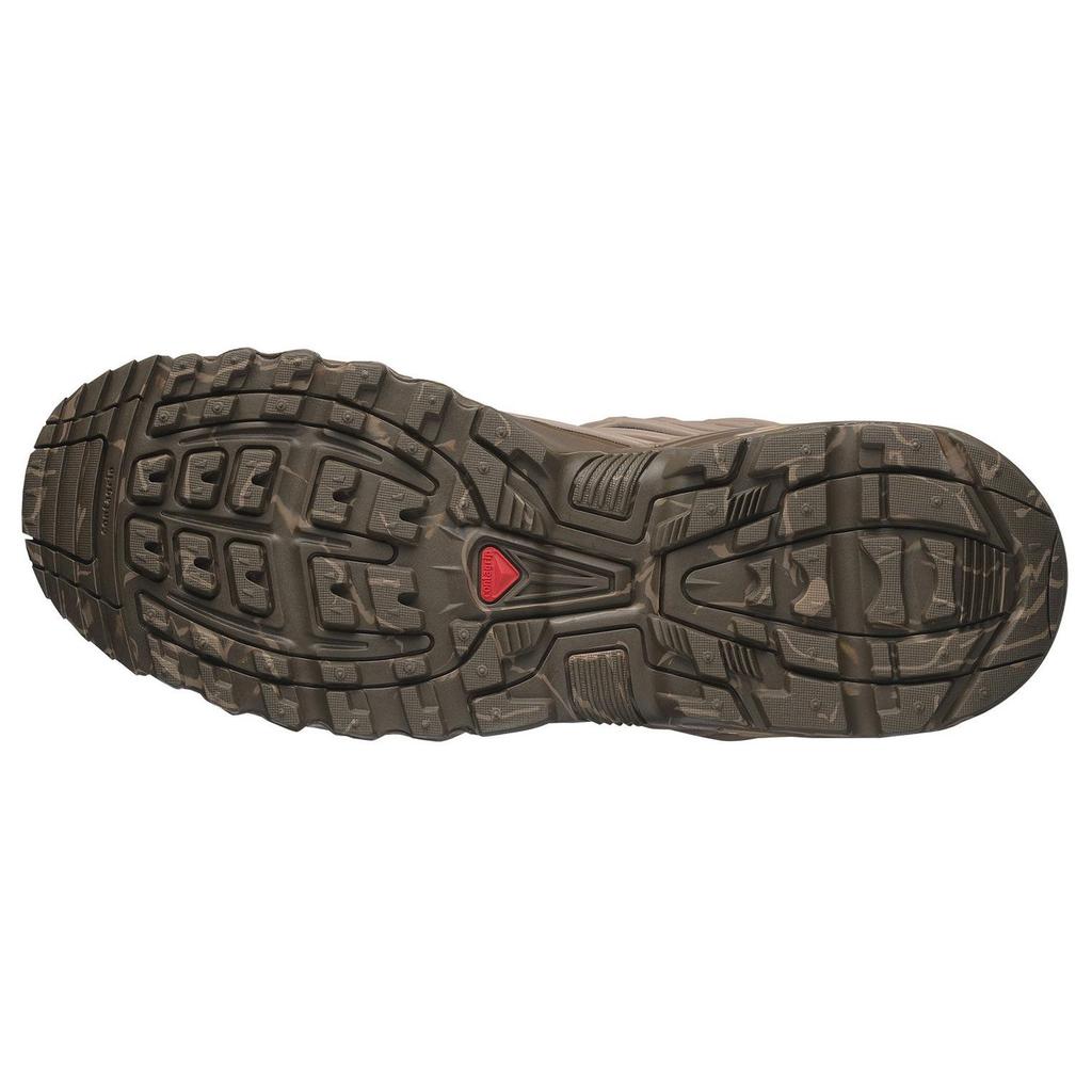 Salomon Acs Pro Desert Comfortable Durable Breathable High-Top Running Shoes Unisex Running Shoes Dark-Brown 474297