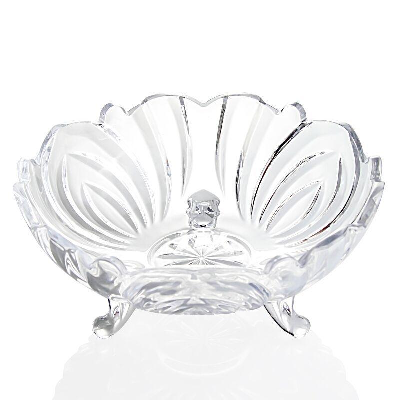 Obstteller aus Glas im europäischen Stil, Salatschüssel, Süßigkeiten, Trockenobstteller, Haushalts-Couchtisch, Wohnzimmer, Snackbehälter
