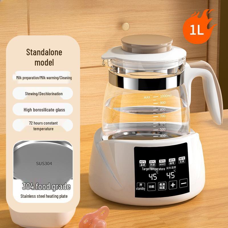 Automatic Electric Kettle with Integrated Steamer and Tea Maker