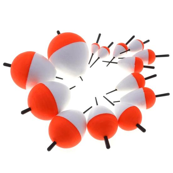 MUQZI Sports Accessory 14Pcs Vertical Sea Fishing Floats Buoy Bobber Stick Fish Tackle Tools Accessory