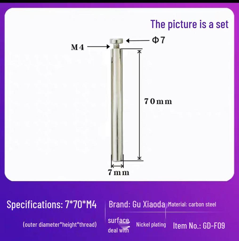 Acrylic Photo Frame with Adjustable Stainless Steel Stand