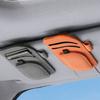 Magnetic Clip Magnetic Car Eyeglass Clips PU Leather Sunglasses Storage Case  Auto Accessories