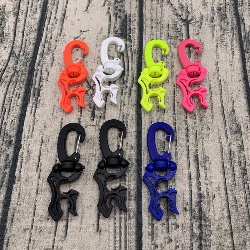 Diving Clip Bcd Hose Retainer Diving Double Bcd Hose Holder Clip Regulator Retainer Buckle Hook For Dive Snorkeling 2Pcs