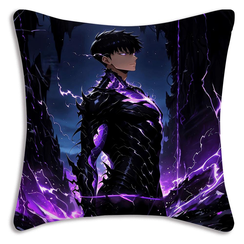 Cartoon Cool Solo For Levelings Pillow Covers Cartoon Sofa Decorative Home Double-sided Printing Short Plush Cute Cushion Cover
