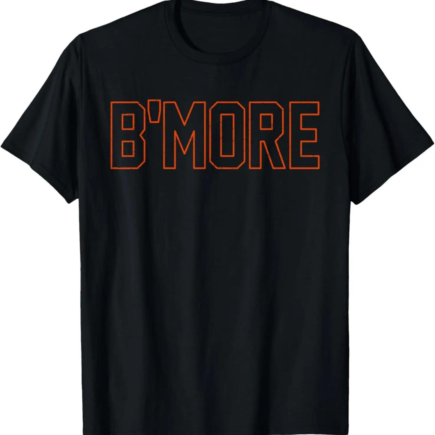 Baltimore USA Classic Basic B More Charm City Baltimore T-Shirt S чёрный
