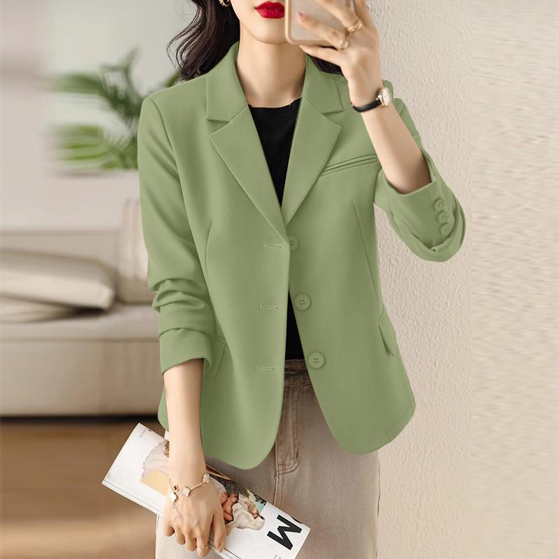 ZANZEA Womes Casual Lapel Autumn Long Sleeve Thin Cardigan Blazer